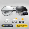 Classic sunglasses - photochromic - polarized - anti-glare - safe for night driving - UV400