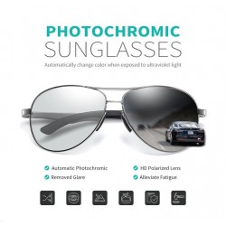 Classic sunglasses - photochromic - polarized - anti-glare - safe for night driving - UV400