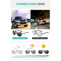 Classic sunglasses - photochromic - polarized - anti-glare - safe for night driving - UV400