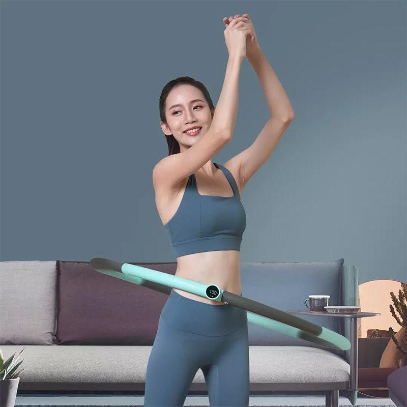 Smart Bluetooth hula hoop - calorie counting - somatosensory recognition - adjustable loop - LED displayEquipment