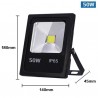 10W - 30W - 50W - 220V - LED floodlight - waterproof reflector - motion sensorFloodlights
