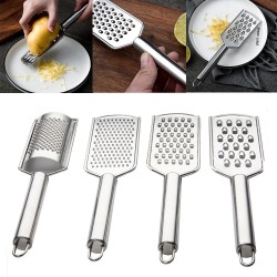 Multifunction cheese / fruits / vegetables zester - shredder - stainless steel