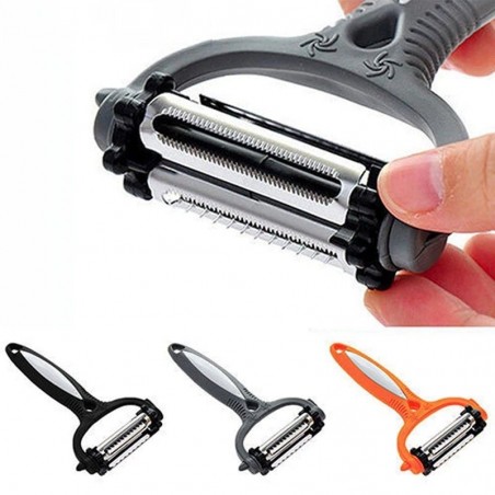Multifunctional vegetable / fruit peeler - grater - slicer - 360 degree rotatable