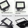10W - 20W - 30W - 50W - 100W - 220V - LED floodlight - waterproof reflector - outdoor light - PIR motion sensorFloodlights
