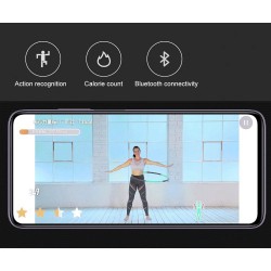 Smart Bluetooth hula hoop - calorie counting - somatosensory recognition - adjustable loop - LED displayEquipment