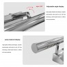3W - 5W - 7W - luz de parede LED - lâmpada de aço inoxidável com interruptor - 25 cm - 40 cm - 55 cm
