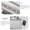 3W - 5W - 7W - luz de parede LED - lâmpada de aço inoxidável com interruptor - 25 cm - 40 cm - 55 cm