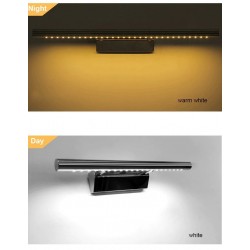 3W - 5W - 7W - luz de parede LED - lâmpada de aço inoxidável com interruptor - 25 cm - 40 cm - 55 cm
