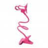 Flexible phone holder - adjustable - with clip