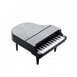 Piano shaped fruit / snacks forks - toothpicks - 9 pieces