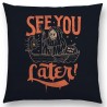 Funny cartoon words / letters - cushion cover - 45 * 45 cm