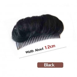 Synthetic hair - invisible volumising pad - comb with wig