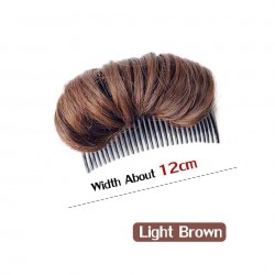 Synthetic hair - invisible volumising pad - comb with wig