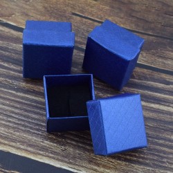 National flag - round glass cufflinks - with box
