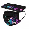 Mouth / face protective face masks - 3 layer - unisex - butterflies print - 10 pieces