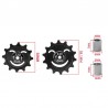 12T - 14T - bicycle wheel rear derailleur - ceramic bearing - alloy pulley