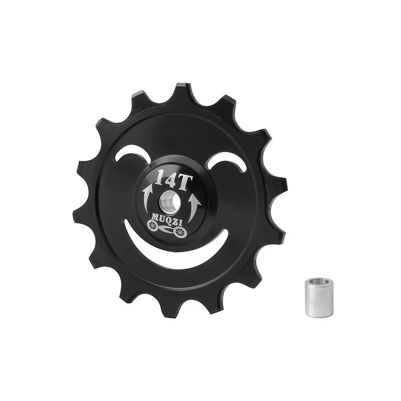 12T - 14T - bicycle wheel rear derailleur - ceramic bearing - alloy pulley