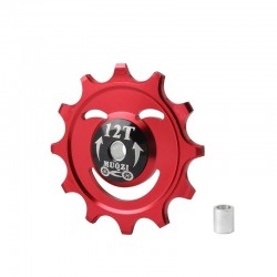 12T - 14T - bicycle wheel rear derailleur - ceramic bearing - alloy pulley