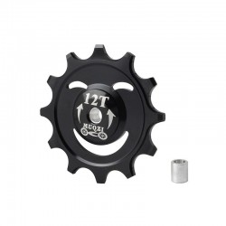 12T - 14T - bicycle wheel rear derailleur - ceramic bearing - alloy pulley
