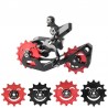 12T - 14T - bicycle wheel rear derailleur - ceramic bearing - alloy pulley