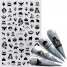 Nail art stickers - cartoon / comics designs