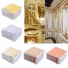 8 - 14 cm - foil paper sheets - gold - silver - home - art craft - decoration - 100 pieces