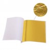 8 - 14 cm - foil paper sheets - gold - silver - home - art craft - decoration - 100 pieces