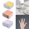8 - 14 cm - foil paper sheets - gold - silver - home - art craft - decoration - 100 pieces