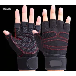 Half finger gym gloves - weight lifting - training - fitness