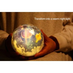 Projetor de céu estrelado romântico - luz noturna LED - Universo - Constellation - Terra - Lua - rotativa