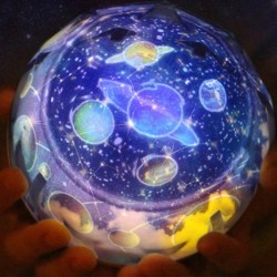 Romantic starry sky projector - LED night light - Universe - Constellation - Earth - Moon - rotatableLights & lighting