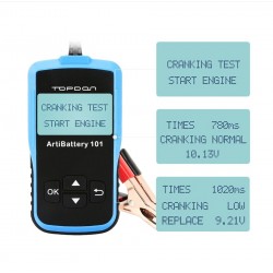 AB101 - 12V - 100 to 2000 CCA - car battery tester - diagnostic toolDiagnosis