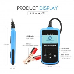 AB101 - 12V - 100 to 2000 CCA - car battery tester - diagnostic toolDiagnosis