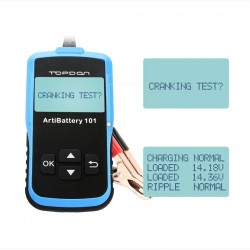 AB101 - 12V - 100 to 2000 CCA - car battery tester - diagnostic toolDiagnosis