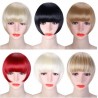 Synthetic hair fringe - with clip - volumising - extension - wig