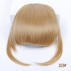Synthetic hair fringe - with clip - volumising - extension - wig