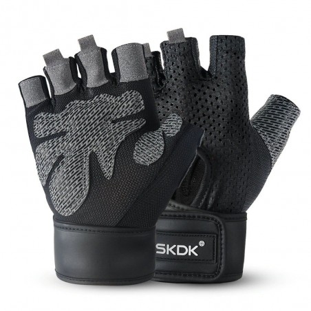 Fitness / gym / training / cycling - gloves - with wrist support strap - non-slipFitness