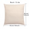 Funny cartoon words / letters - cushion cover - 45 * 45 cm