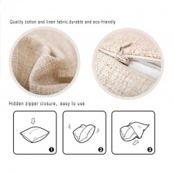 Funny cartoon words / letters - cushion cover - 45 * 45 cm