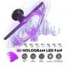 384 LED - 3D fan - 2 arms - hologram projector - advertising display - HiFi - remote