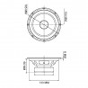 6.5 Inch - midrange - bass speaker - 4 Ohm - 50WSpeakers
