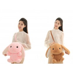 Bunny - coelho - brinquedo de pelúcia - travesseiro - mochila pequena - 45cm