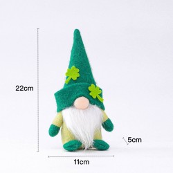 St. Patrick's Day - plush dwarf - toy - 2 piecesFestive & Party