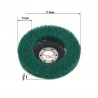 Nylon fiber flap polishing wheel disc - 180 grit - for angle grinder - wood / metal buffing - 115mm
