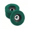 Nylon fiber flap polishing wheel disc - 180 grit - for angle grinder - wood / metal buffing - 115mm
