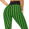 Stretchy long leggings - slimming - with lattice print - fitness - yoga