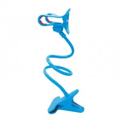 Flexible phone holder - adjustable - with clip