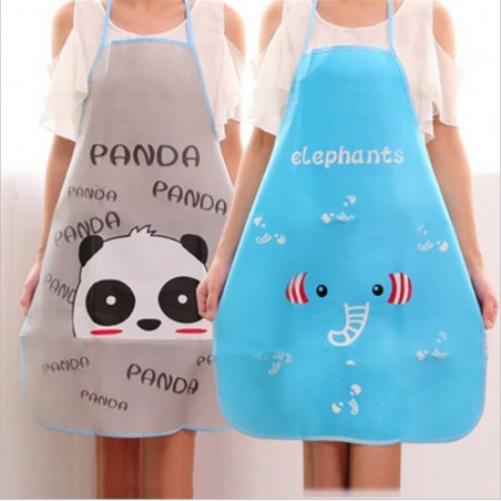Kitchen apron - adjustable - waterproof - design with animals