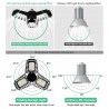 LED bulb - foldable lamp - high power - E27 - 110V - 220V - 40W - 60W - 80WE27