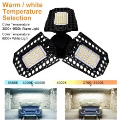 LED bulb - foldable lamp - high power - E27 - 110V - 220V - 40W - 60W - 80WE27